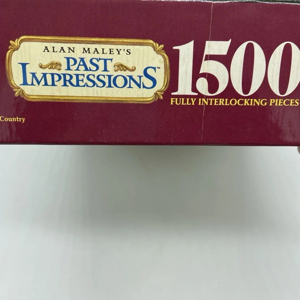 Vintage Milton‎ Bradley 1500 Jigsaw Puzzle Alan Maley's Past Impressions  SEALED